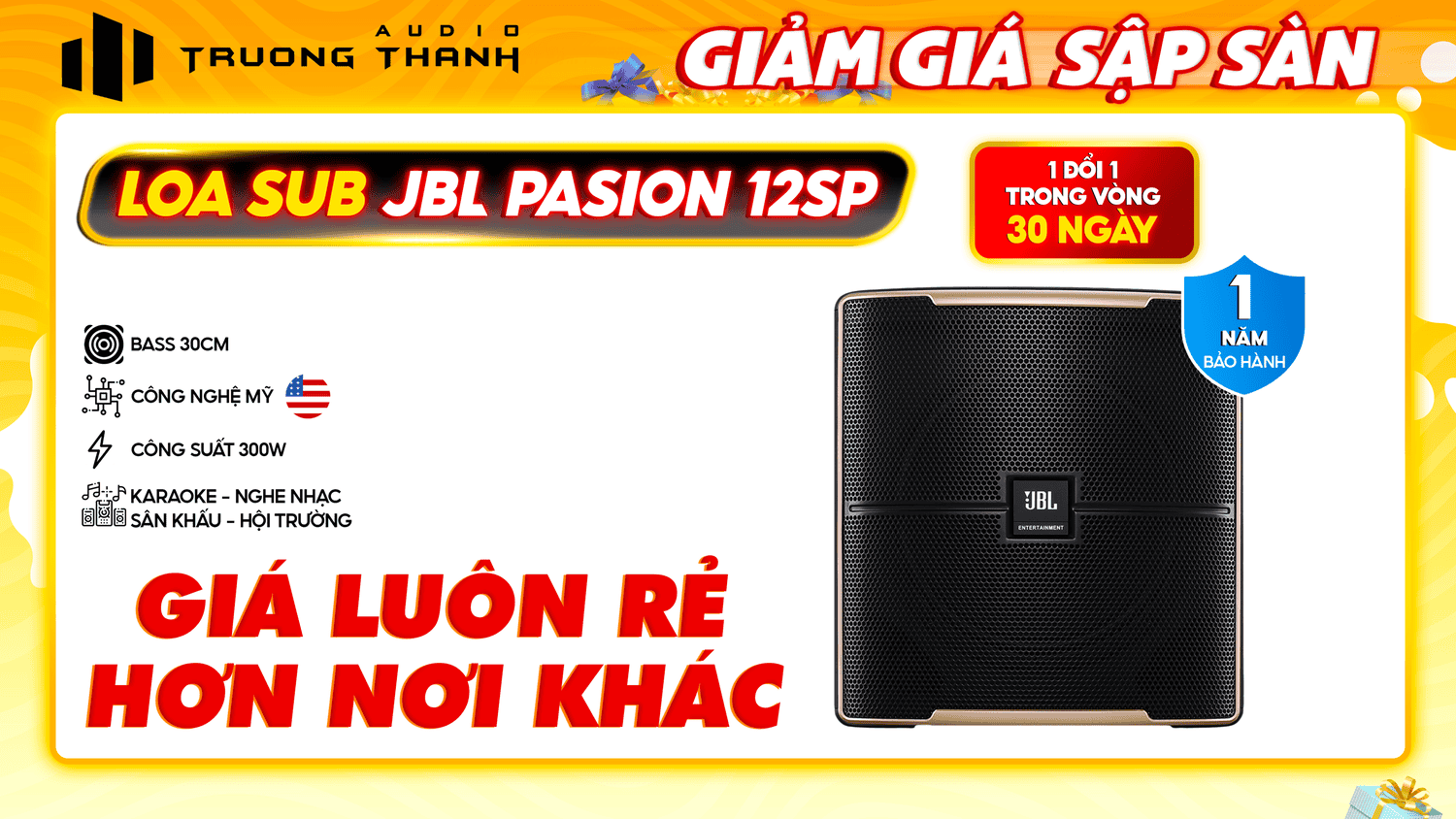 Loa Sub Jbl Pasion Sp C Tr G P Gi T T Nh T